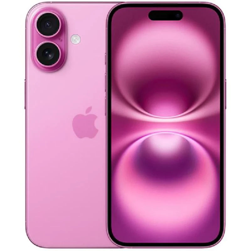هاتف iPhone 16 من Apple – إصدار 1SIM + eSIM بسعة 128GB زهري