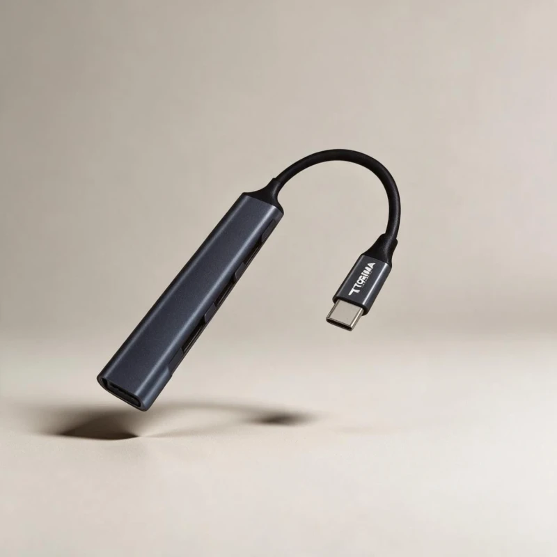 موزع USB هاب تايب سي TORIMA بأربعة منافذ طول 30 سم – كود YD-30