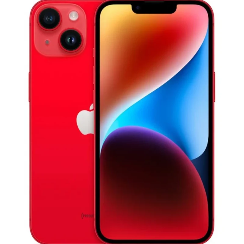 هاتف iPhone 14 من Apple – إصدار 1SIM + eSIM بسعة 256GB احمر
