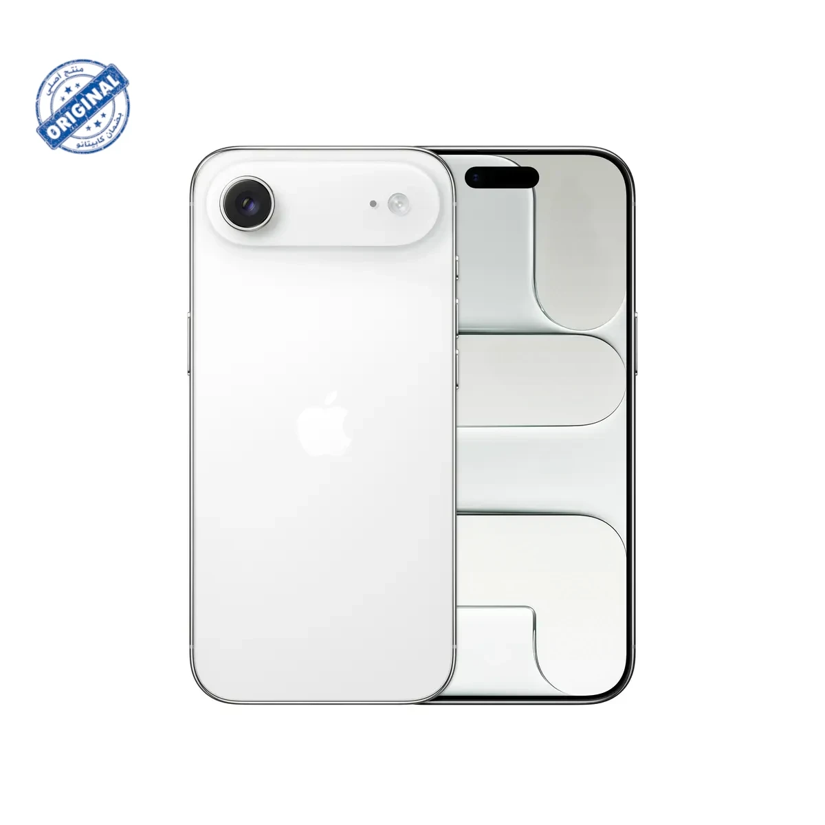 هاتف iPhone Air eSIM من Apple – سعة 512GB وهيكل تيتانيوم نحيف ابيض