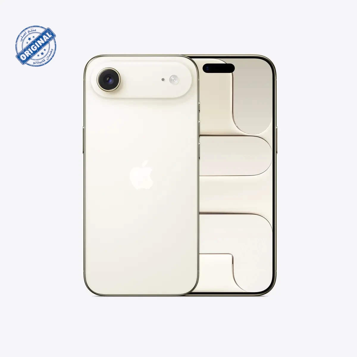 هاتف iPhone Air eSIM من Apple – سعة 512GB وهيكل تيتانيوم نحيف ذهبي فاتح