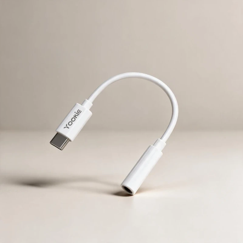 وصلة تحويل صوت YooKiE من تايب سي إلى 3.5mm – كود YA8