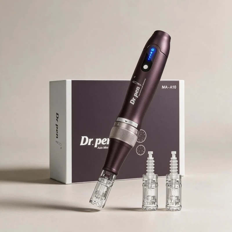 جهاز ديرما بن Dr. Pen MA-A10 مع 3 رؤوس إبر