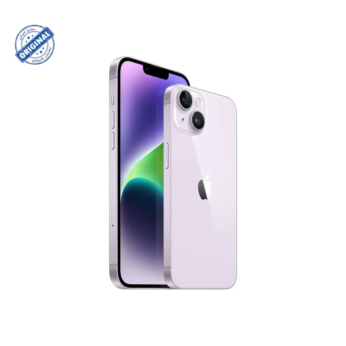 هاتف iPhone 14 من Apple – إصدار 1SIM + eSIM بسعة 256GB بنفسجي فاتح