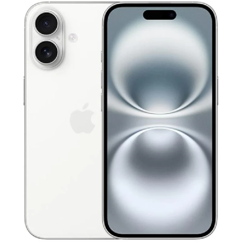 هاتف iPhone 16 من Apple – إصدار 1SIM + eSIM بسعة 128GB ابيض